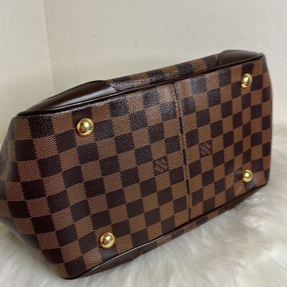 💯 Authentic Louis Vuitton Verona PM Shoulder Bag Canvas Damier Eben🍀 - Picture 9 of 17